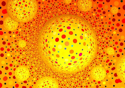 Background distortion circle