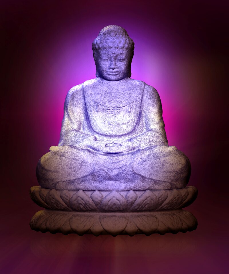 Asian meditate zen