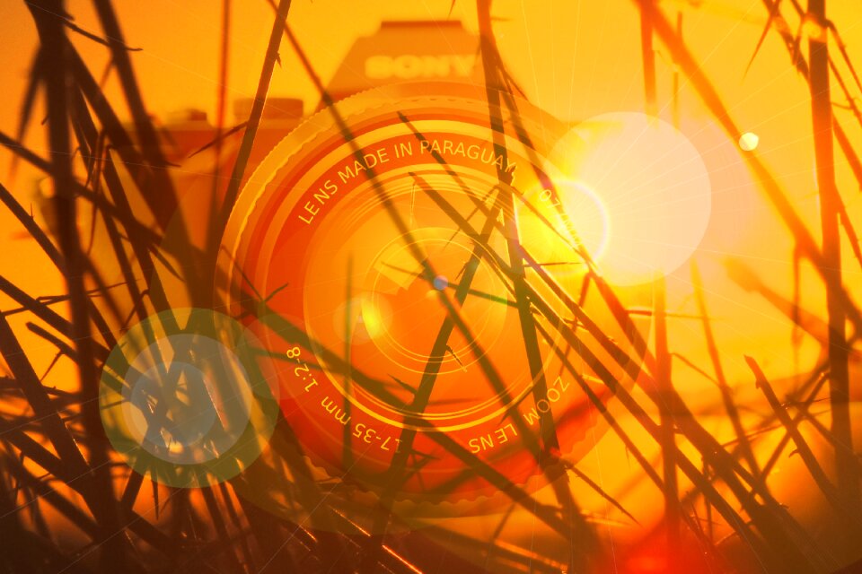 Landscape digital sunset