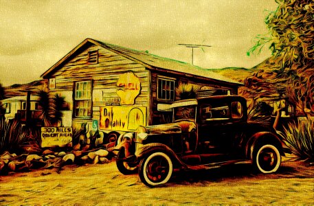 Auto historic vehicle retro car