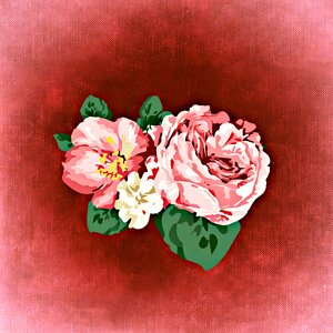 Canvas background red