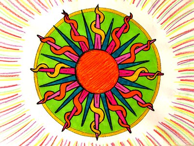 Peaceful chakras stillness
