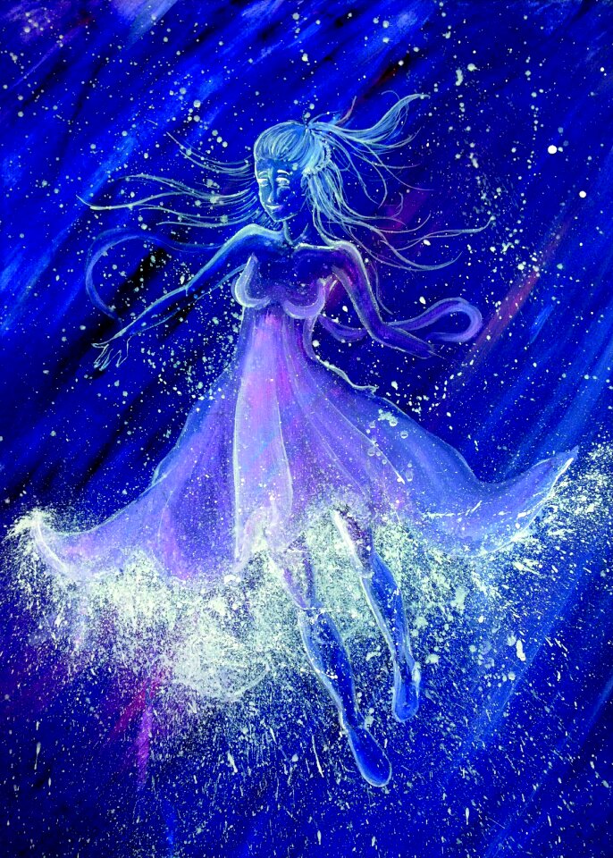 Blue nice dress