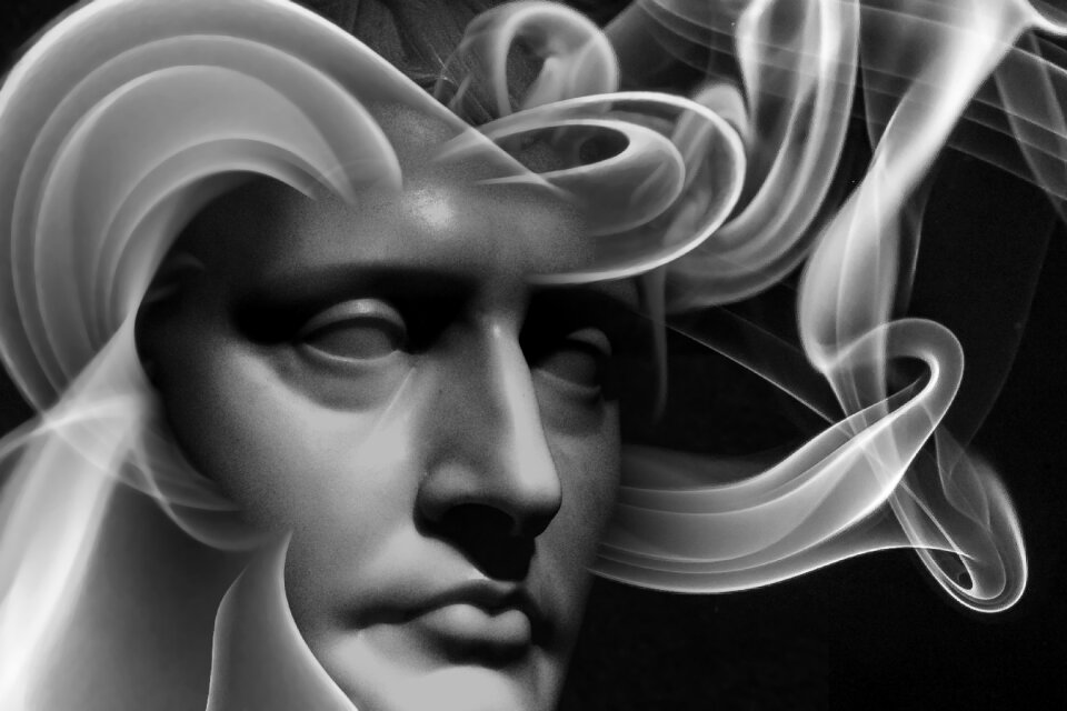 Smoke light sad