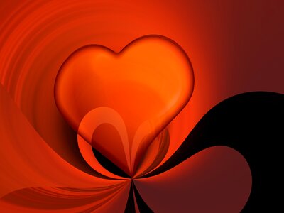 Valentine's day abstract luck