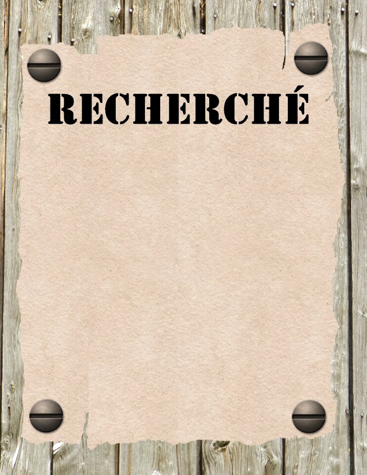Sought after poster Free illustrations