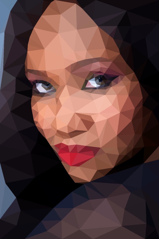 Face model lady
