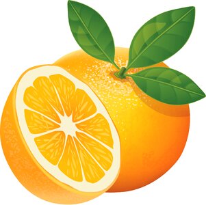 Juicy fresh bright