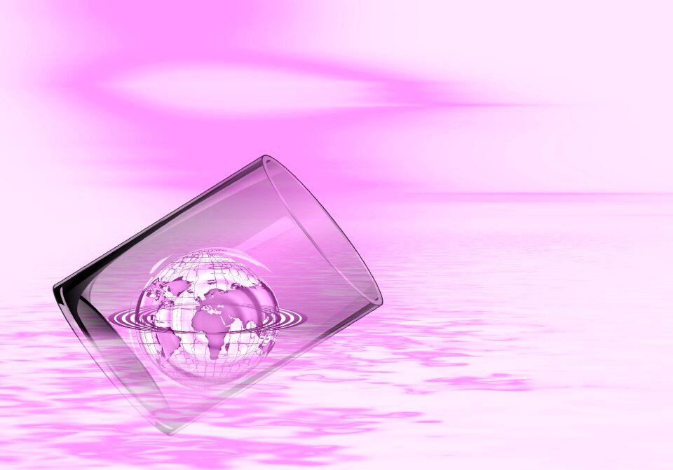 Water pink artificial