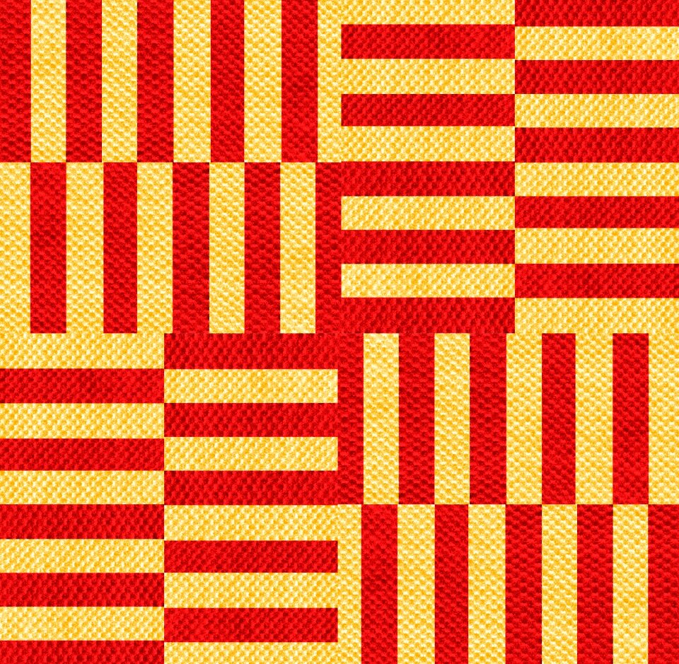Gold stripe pattern