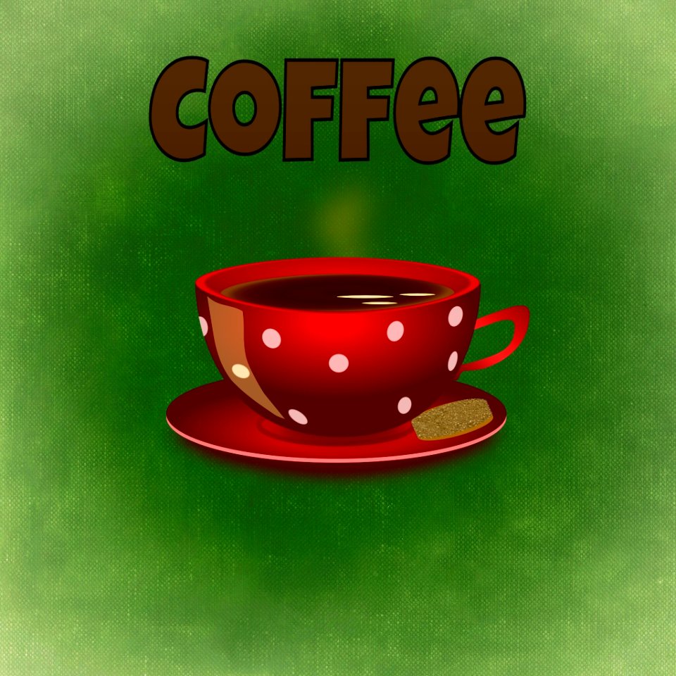 Coffee cup stimulant cafe
