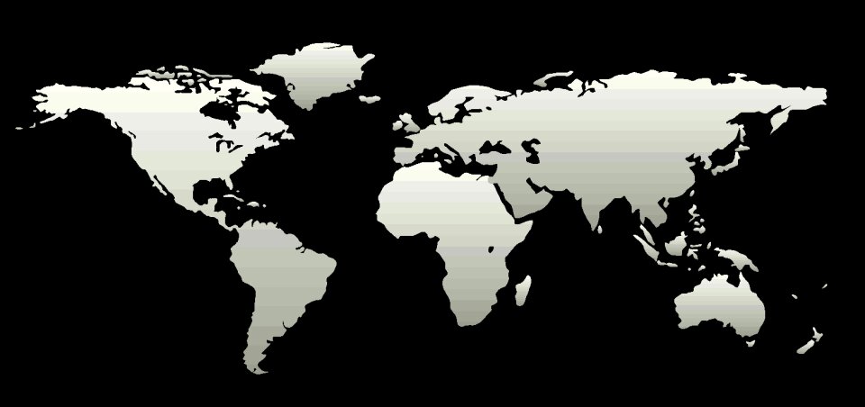 Globe map of the world drawing