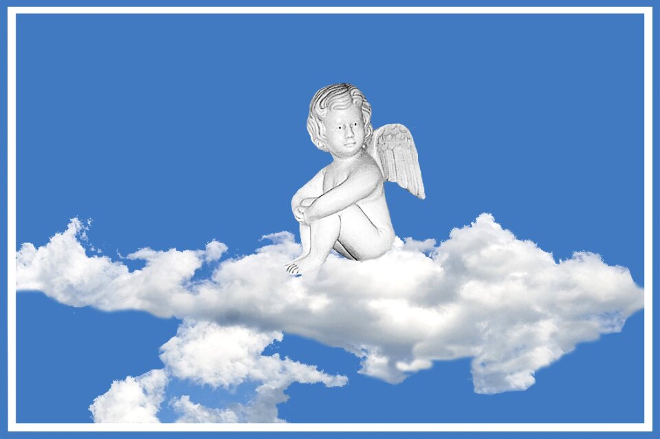 Clouds romance cherub