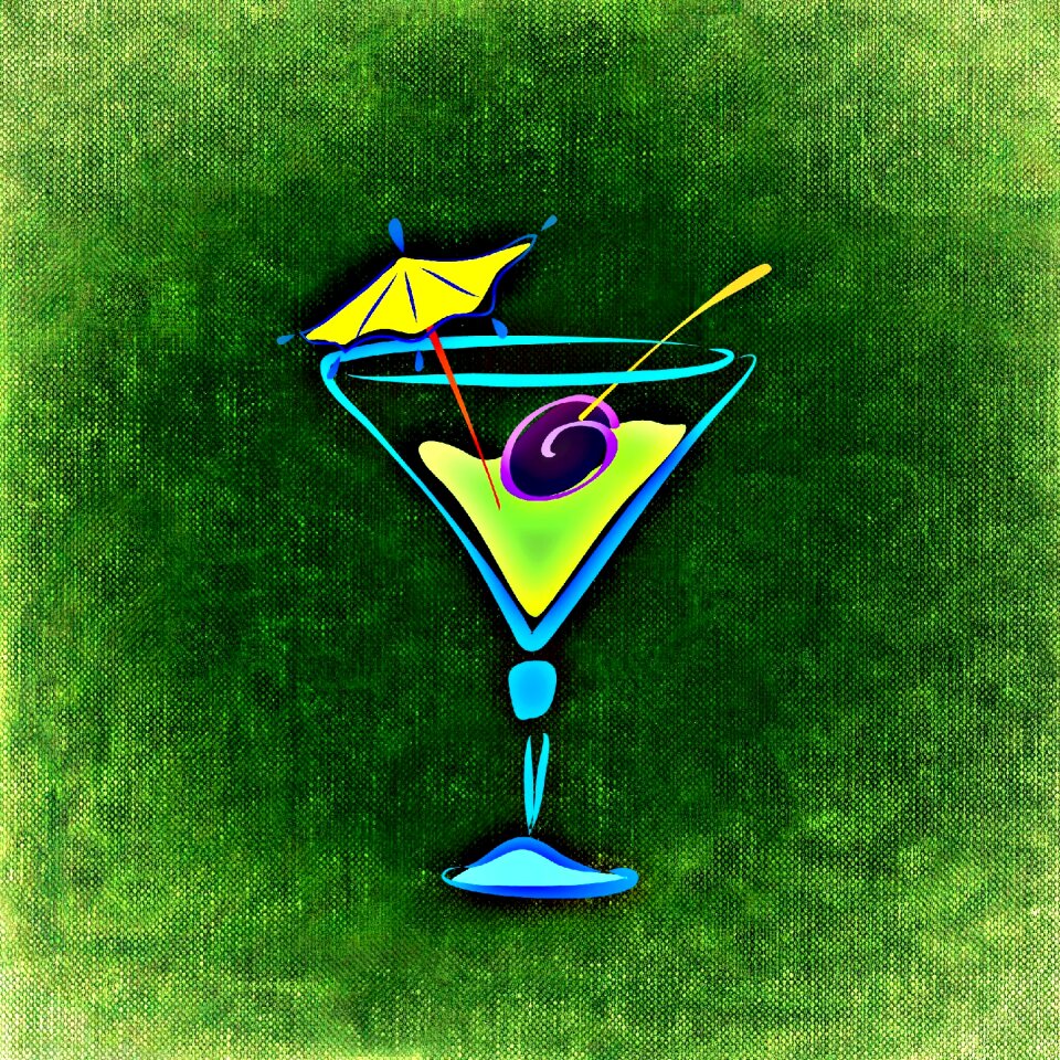 Vacations refreshment glass