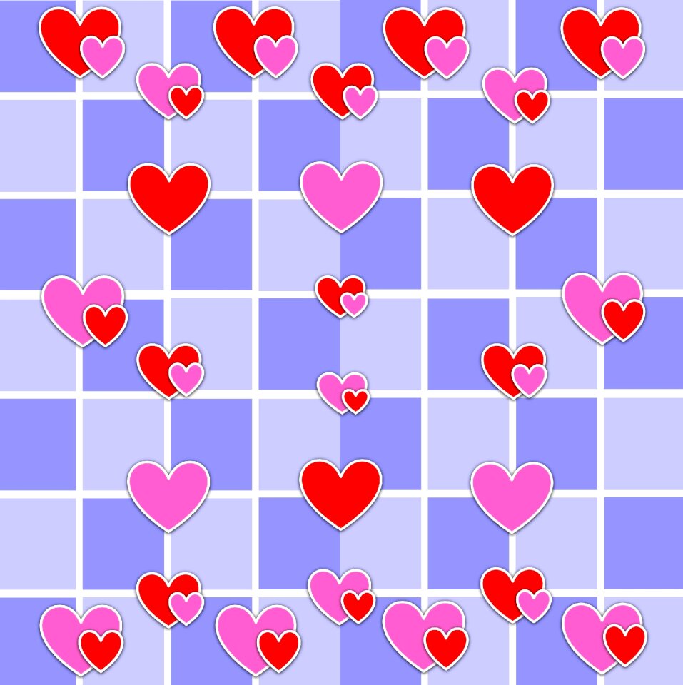 Decorative pattern romance
