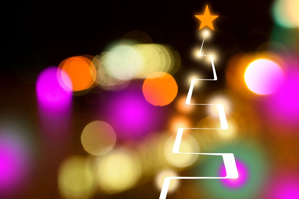 Blur lights star