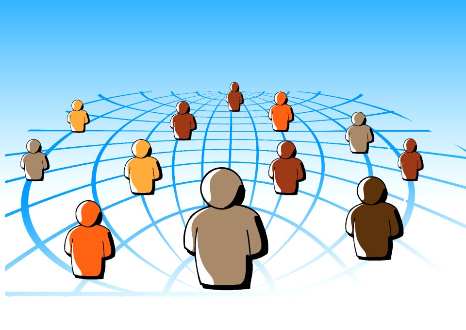 Networking grid globe