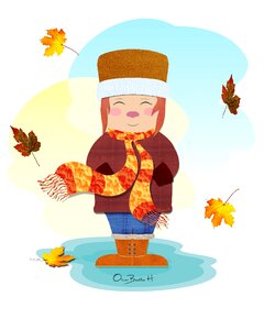 Autumn digital illustration Free illustrations