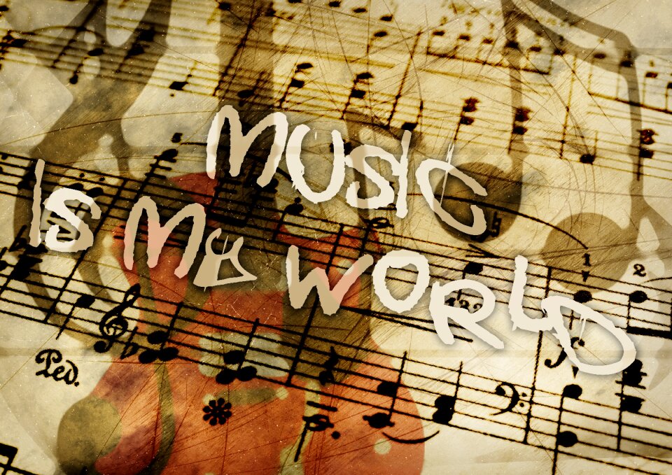 Treble clef sound concert