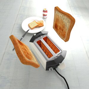 White bread slices of toast food