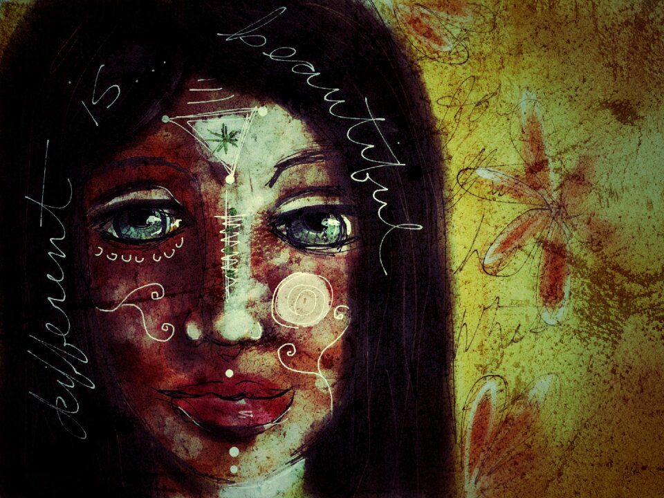 Female portrait people