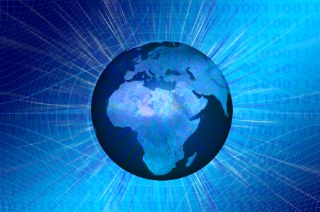 Earth world binary