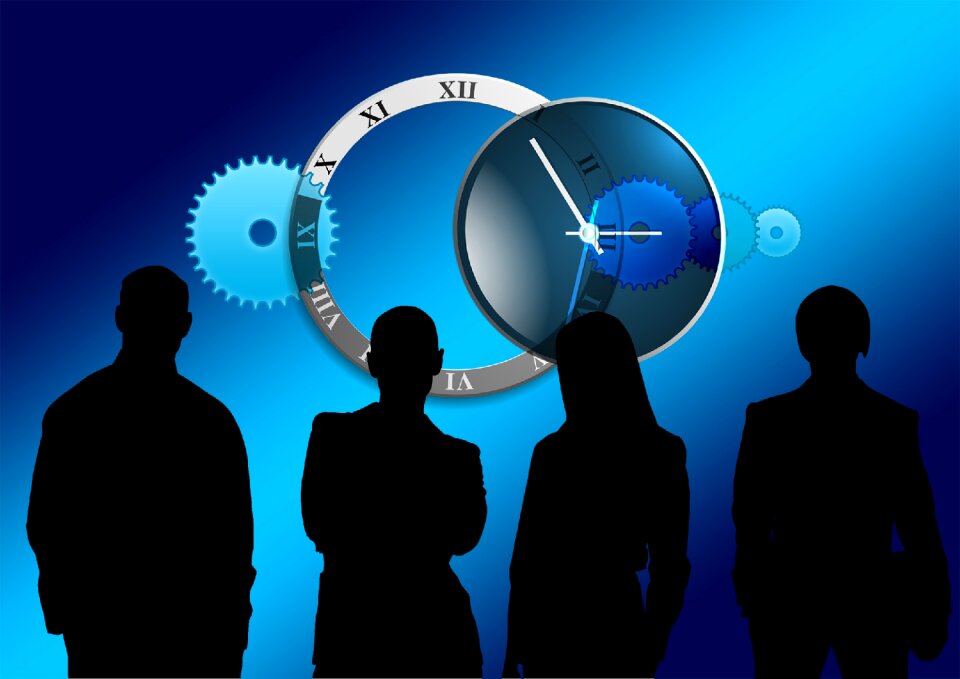 Businessmen meeting office