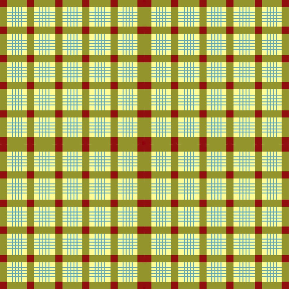 Square plaid texture