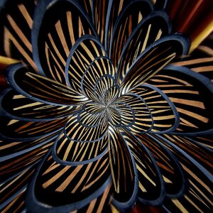 Form oval floral