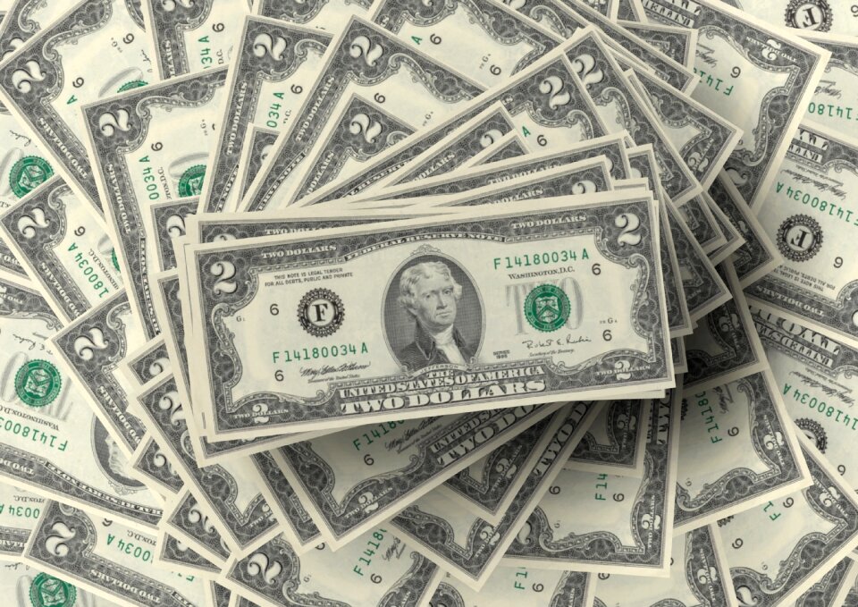 Us-dollar seem bank note