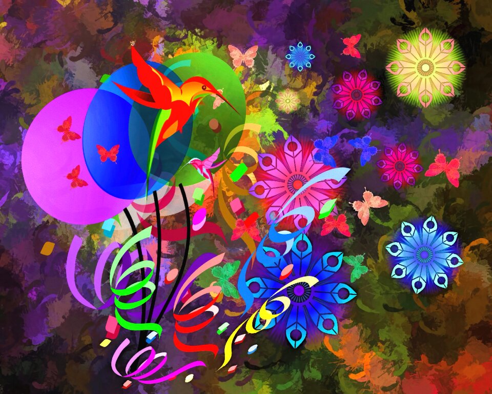 Flowers artwork digital art