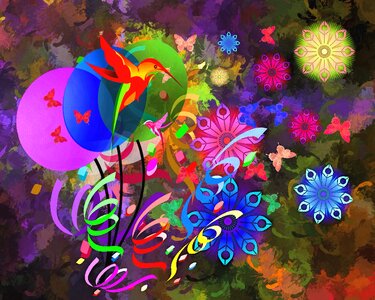Flowers artwork digital art
