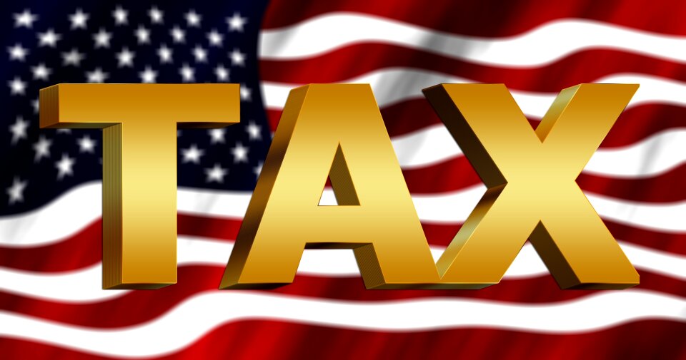 America flag tax return