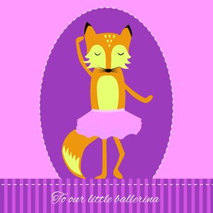 Card pink cartoon Free illustrations