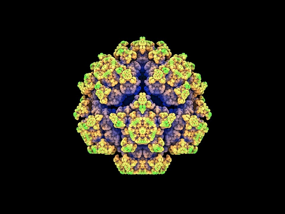 Chaos geometric pattern