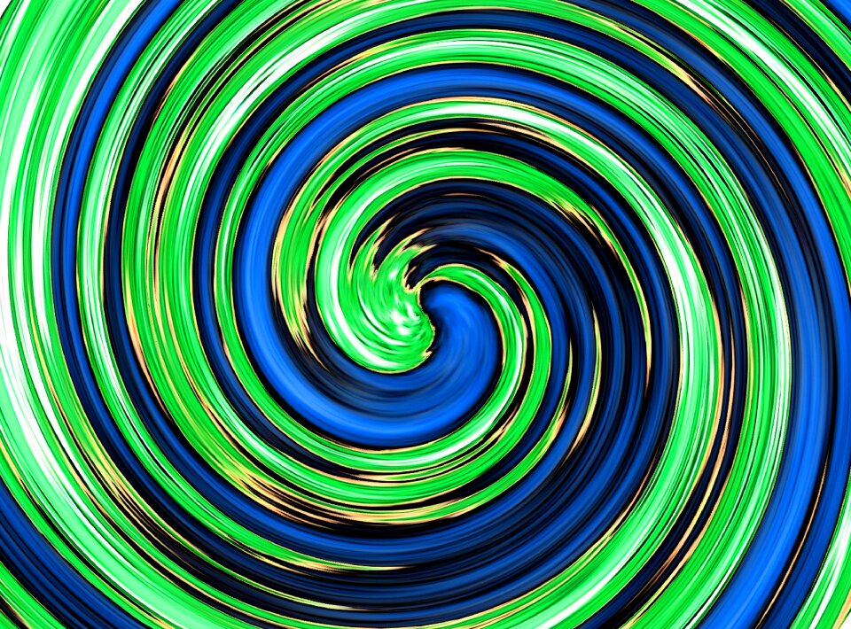 Motion design blue
