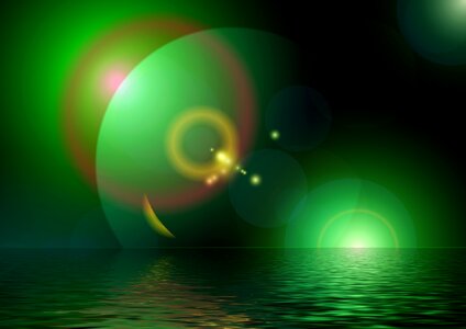 Wave abstract circle