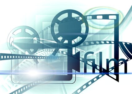 Cinema film filmstrip