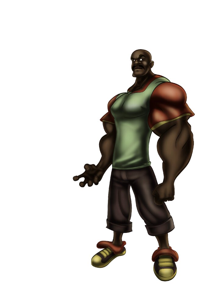 Powerful character Free illustrations