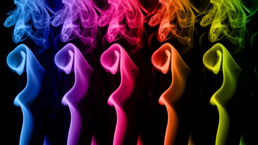 Smoke colors Free illustrations