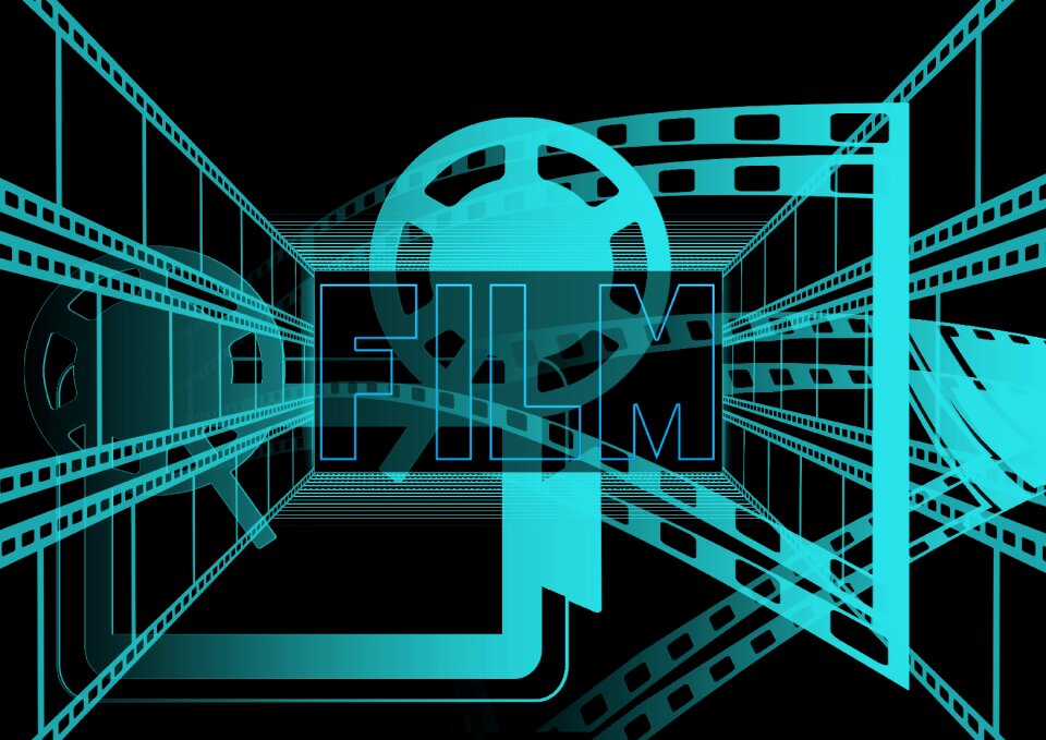 Cinema film filmstrip