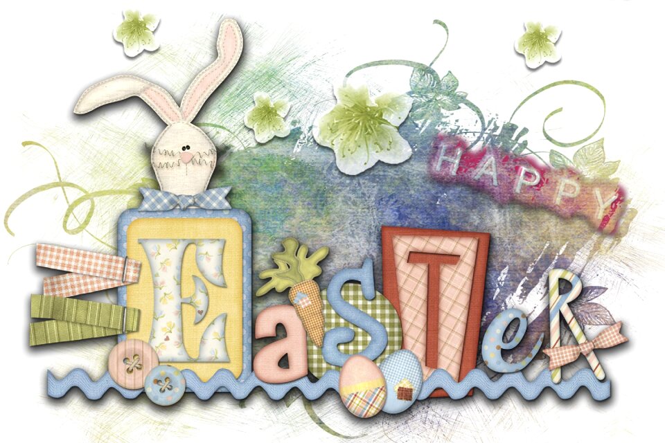 Bunny letters holiday