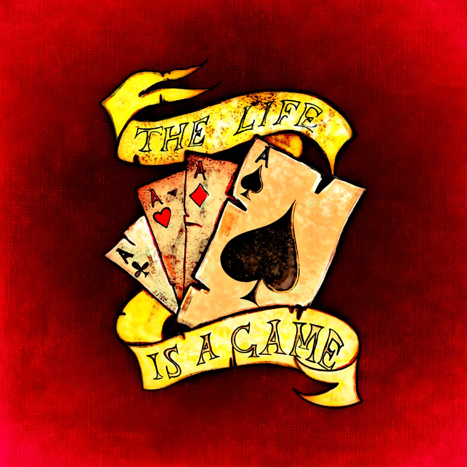 Gambling play red