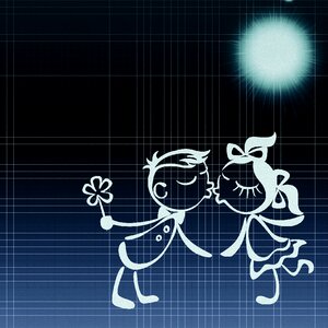 Gift romantic greeting card