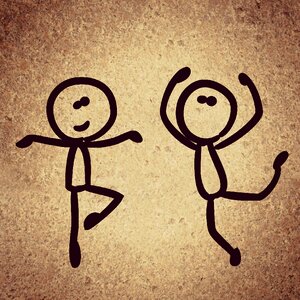 Funny stick figure Free illustrations