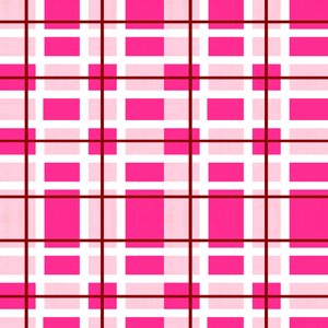Gingham bright pink