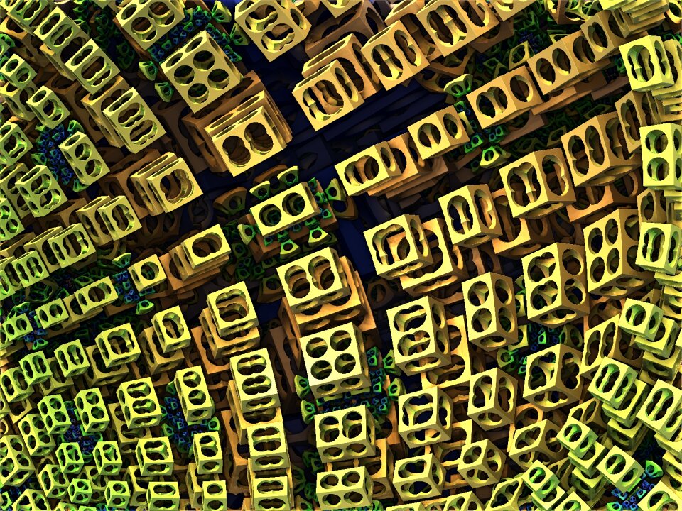 Block pattern geometric