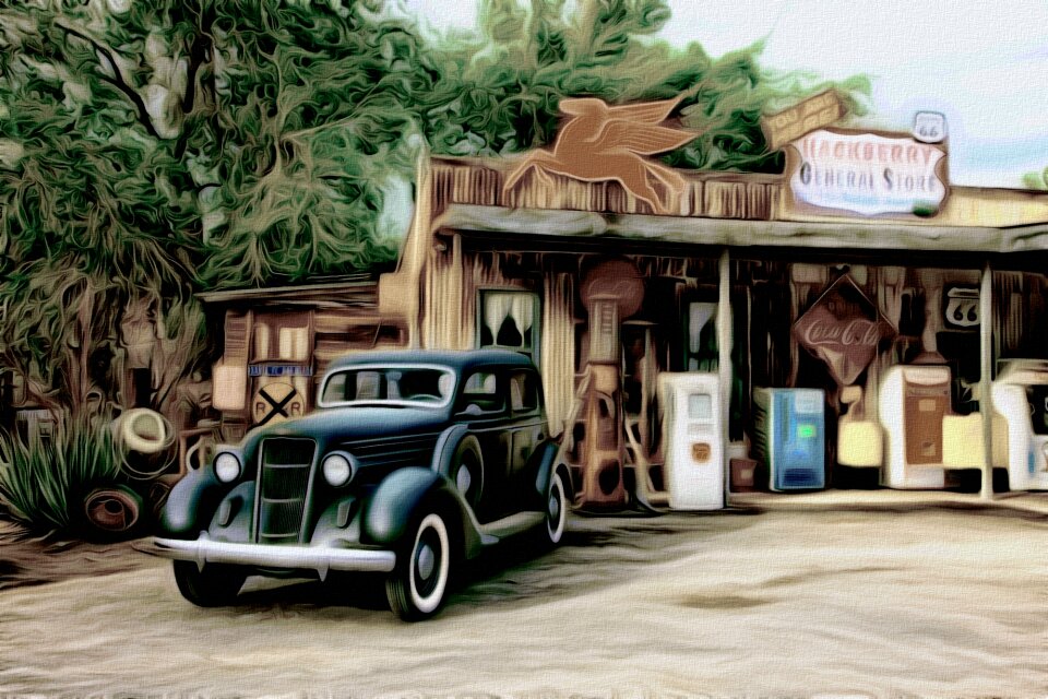 Old car auto historic vehicle