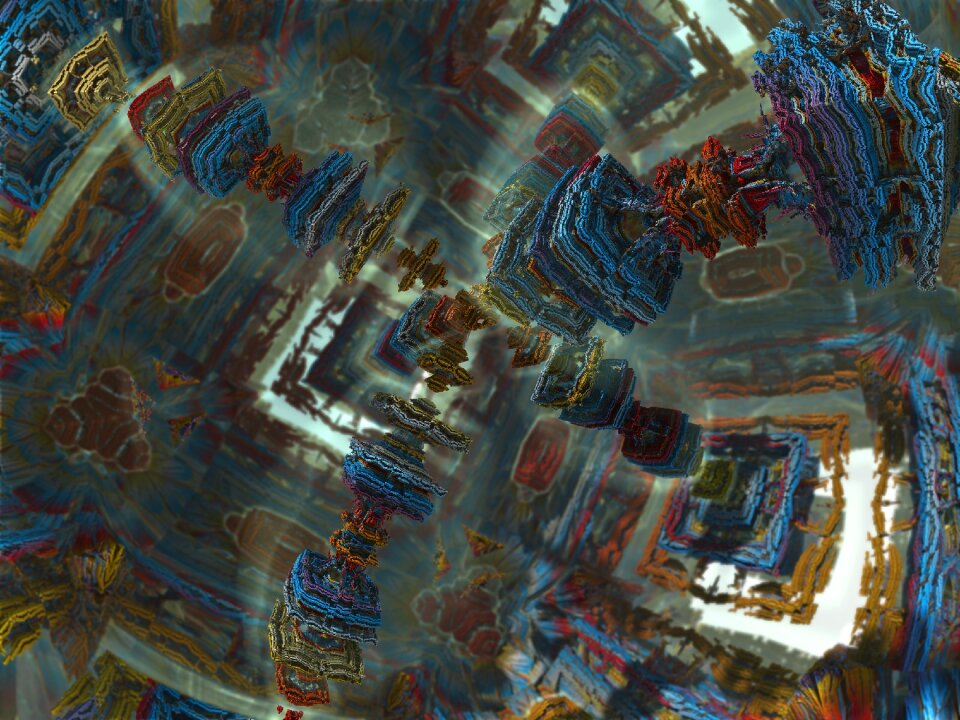 Science fiction space 3d