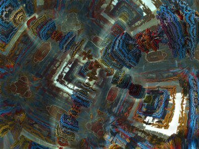 Science fiction space 3d